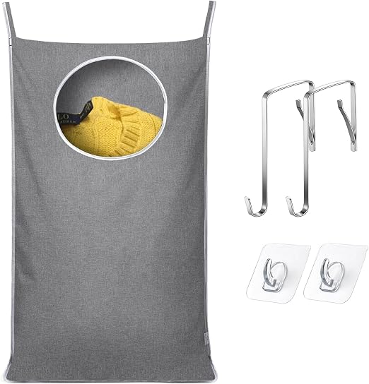 KEEPJOY hanging laundry bag with door hooks