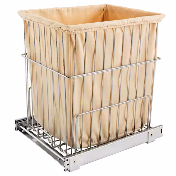 Rev-A-Shelf HRV-1520 S CR pull-out wire hamper